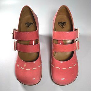 Fluevog Cavalieri Mary Janes, pink, size 9